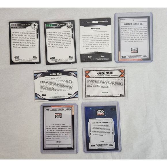 Topps Star Wars TCG Lot Of 8 Refractors / Chrome In Sleeves NM - Picture 8 of 8